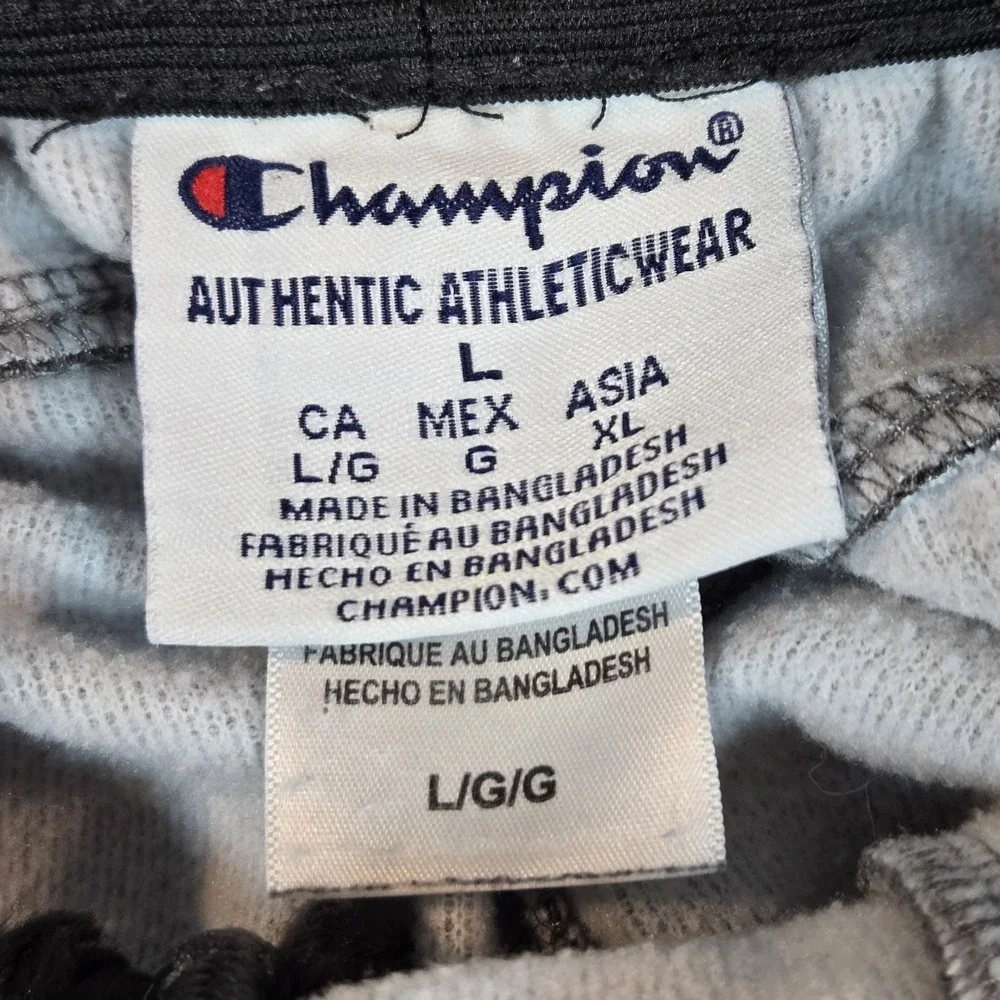 Champion Colorado Avalanche Joggers Mens L Gray Pull On